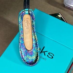 Tieks advent calendar custom Arabian night AN petrol charm